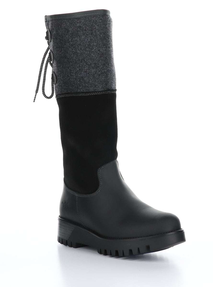 GOOSE PRIMA Black Black Zip Up Boots GOOSE PRIMA Bottes