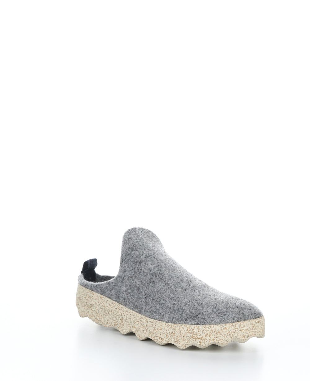 COME023ASP Concrete Round Toe Shoes|COME023ASP Chaussures à Bout Rond in Gris