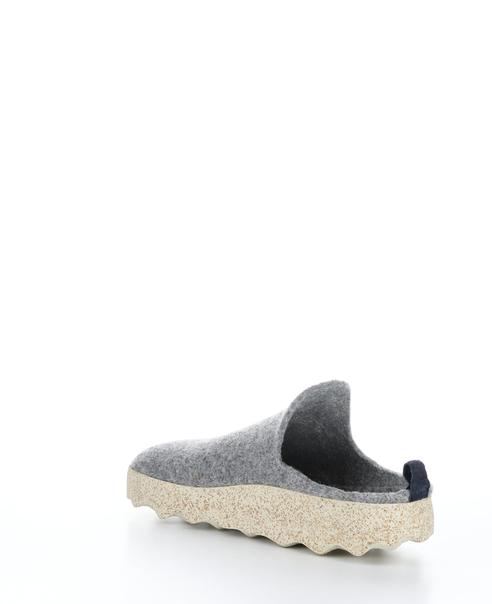 COME023ASP Concrete Round Toe Shoes|COME023ASP Chaussures à Bout Rond in Gris