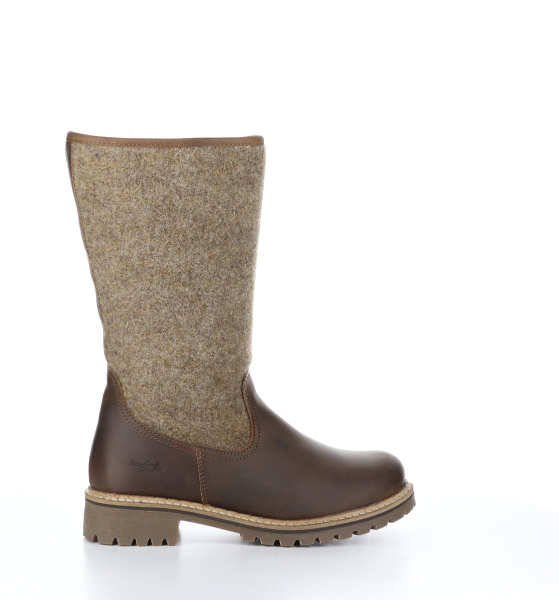 HANAH Camel Beige Round Toe Boots HANAH Bottes Bout Rond in