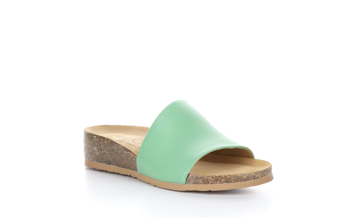 LUX Mint Open Toe Mules LUX Mules Bout Ouvert in Vert boscoca