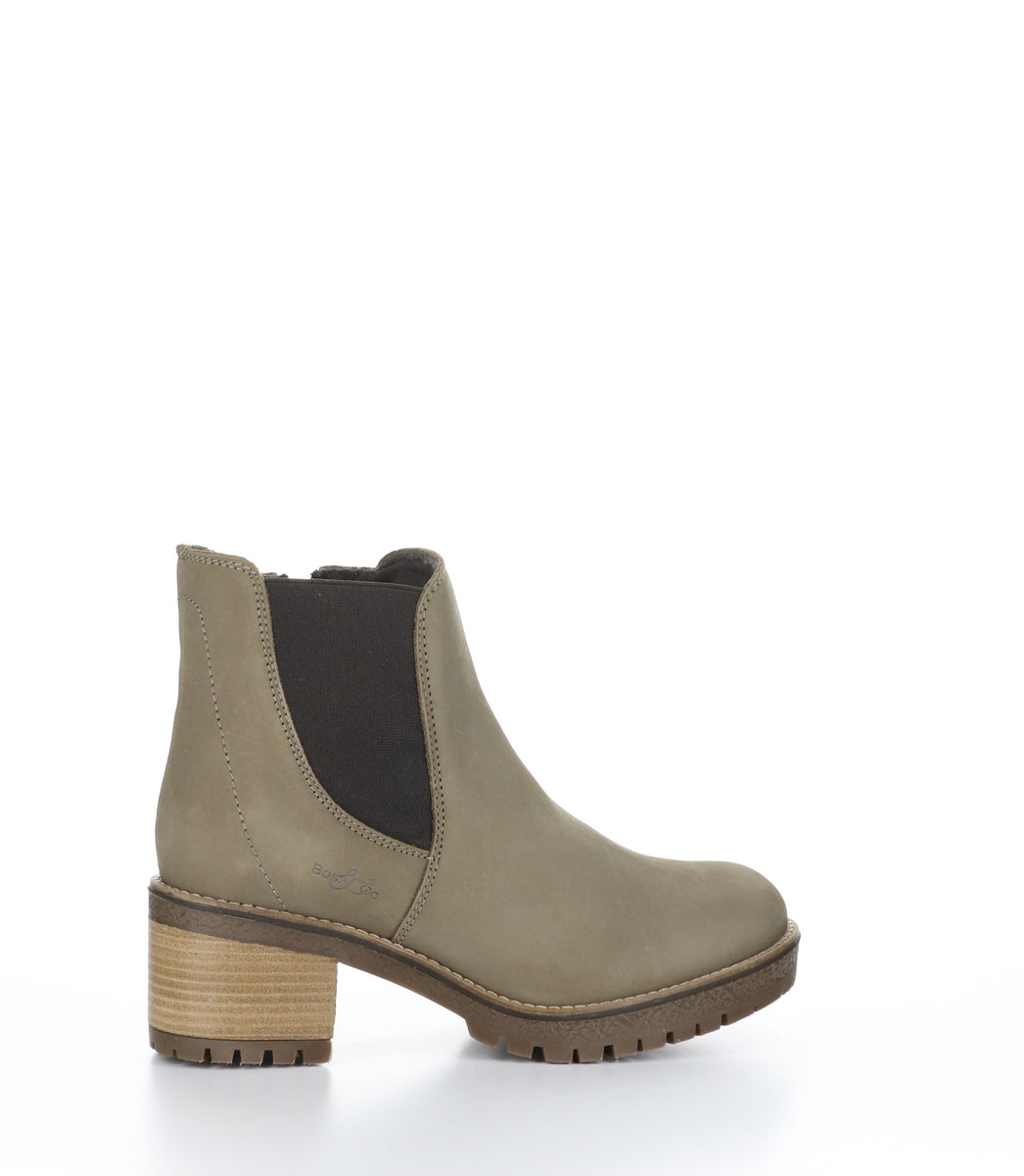 MASS Stone Zip Up Ankle Boots MASS Bottines avec Fermeture Zipp e in Gris