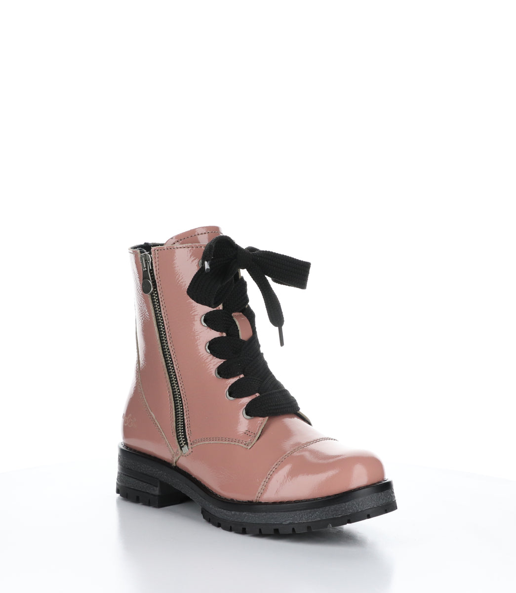 PAULIE Pink Zip Up Boots PAULIE Bottes avec Fermeture Zipp e in Rose