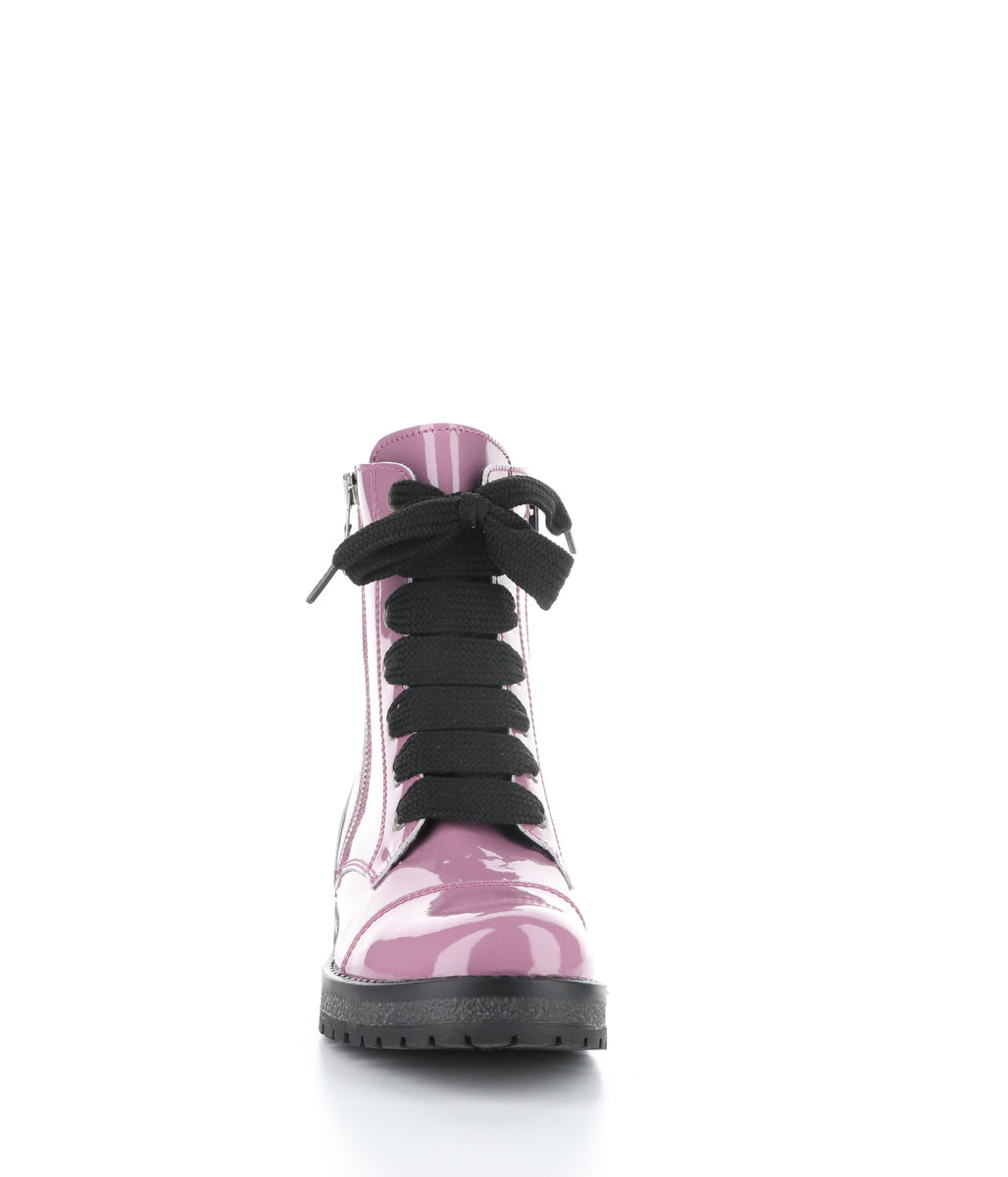 PAULIE MAUVE Round Toe Boots boscoca