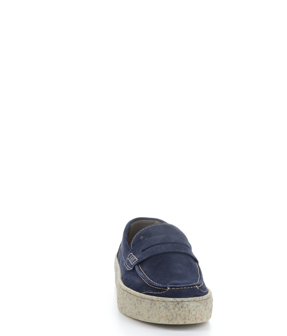 ROEL517FLY NAVY Round Toe Shoes|ROEL517FLY Chaussures à Bout Rond in Bleu