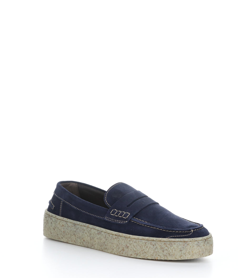 ROEL517FLY NAVY Round Toe Shoes|ROEL517FLY Chaussures à Bout Rond in Bleu
