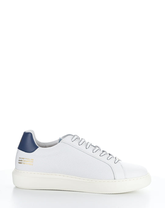 10634A OFF WHITE/BLUE/NAVY LEATHER