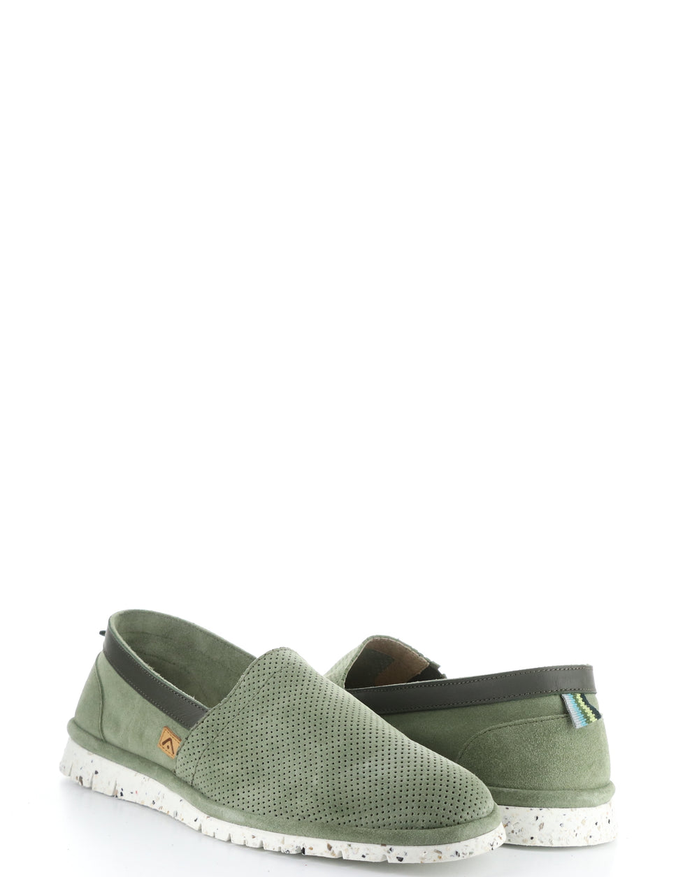 11162 GREEN Round Toe Shoes
