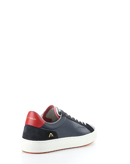 11218 4662Am Navy/White/Red Leather/Suede