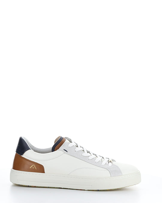 11218 Off White/Cognac Leather