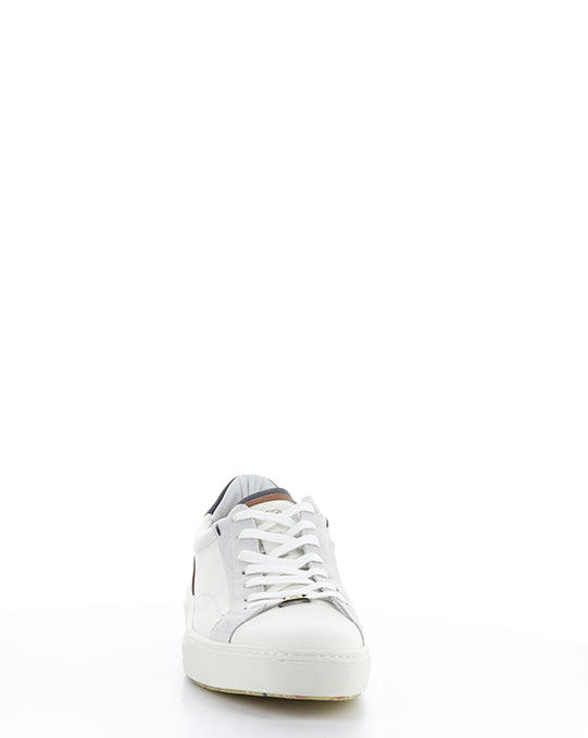 11218 Off White/Cognac Leather