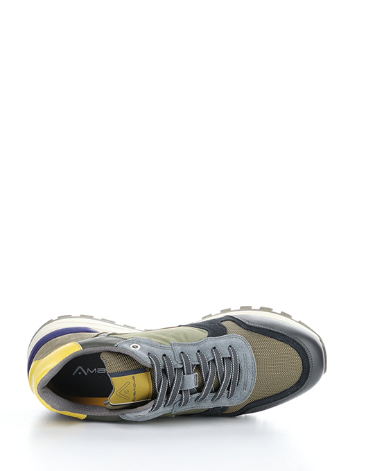 11539 NAVY/KHAKI SUEDE/TEXTILE