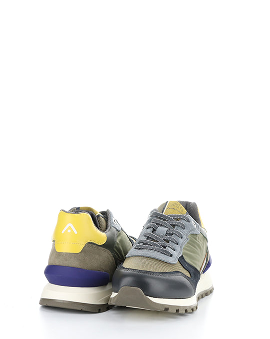 11539 NAVY/KHAKI SUEDE/TEXTILE