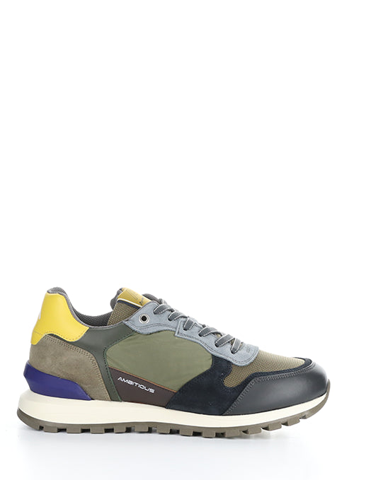 11539 NAVY/KHAKI SUEDE/TEXTILE