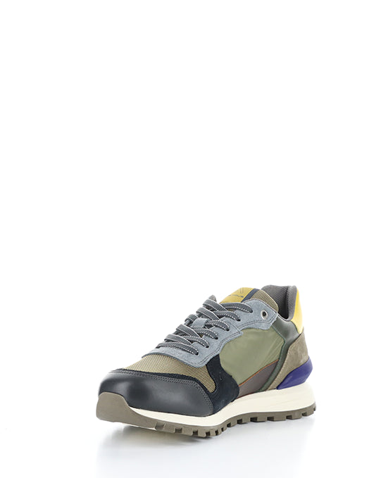 11539 NAVY/KHAKI SUEDE/TEXTILE