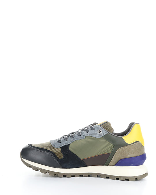 11539 NAVY/KHAKI SUEDE/TEXTILE