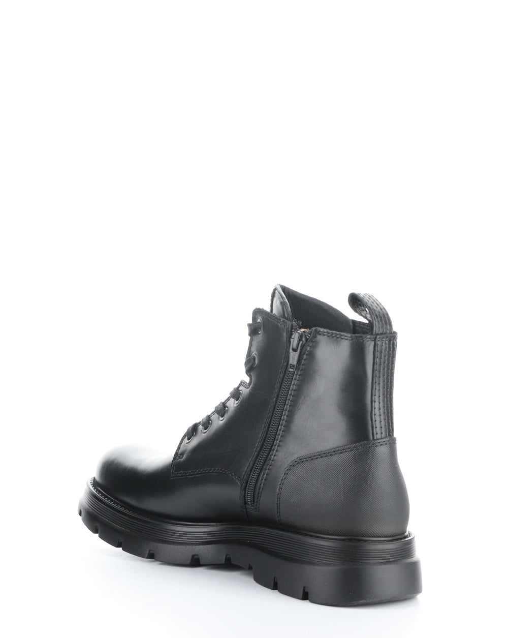 11759 BLACK Round Toe Boots
