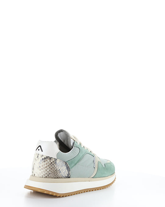 12141W MINT COMBI LEATHER/TEXTILE