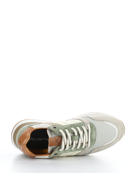 12554A SAND/KHAKI COMBI SUEDE/TEXTILE