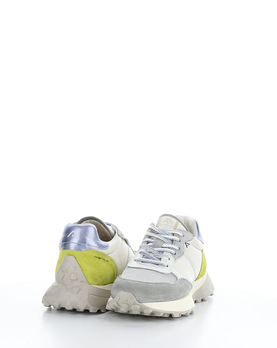 12826W Grey/Pearl/White Leather/Textile