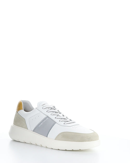 12863 Beige/White/Sky Leather/Suede
