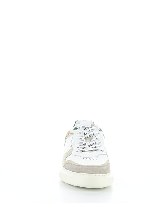 13449 11201AM BEIGE/OFFWHT/GRN LEATHER/SUEDE