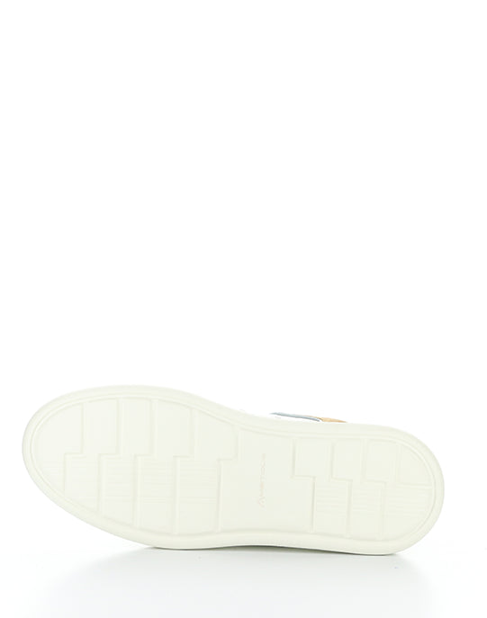 13449 11201AM BEIGE/OFFWHT/GRN LEATHER/SUEDE