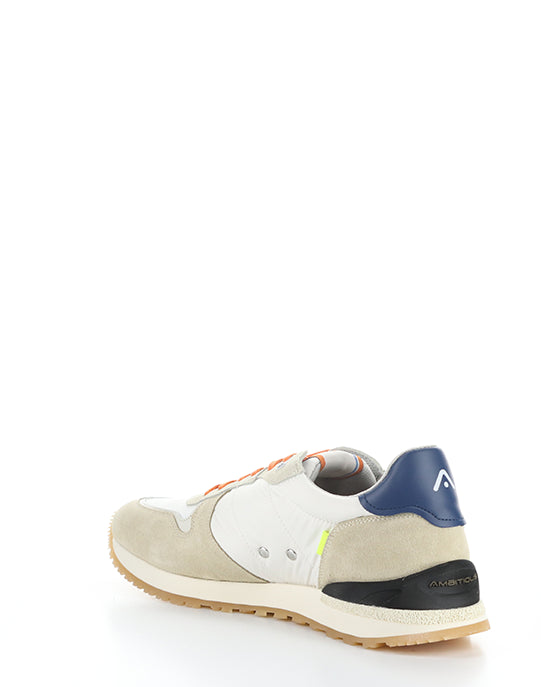 14003 1300Am Beige/Off White Suede/Textile