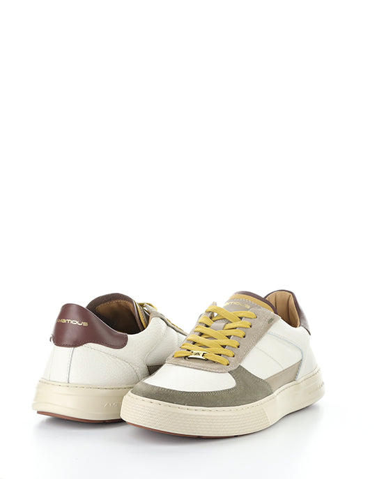 14060 1289Am Khaki/Off White Leather