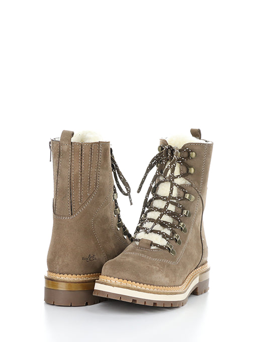 Ada Taupe Suede/Merino Wool