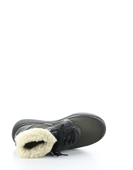 Alio759Sof 001 Khaki Smooth Leather/Faux Fur