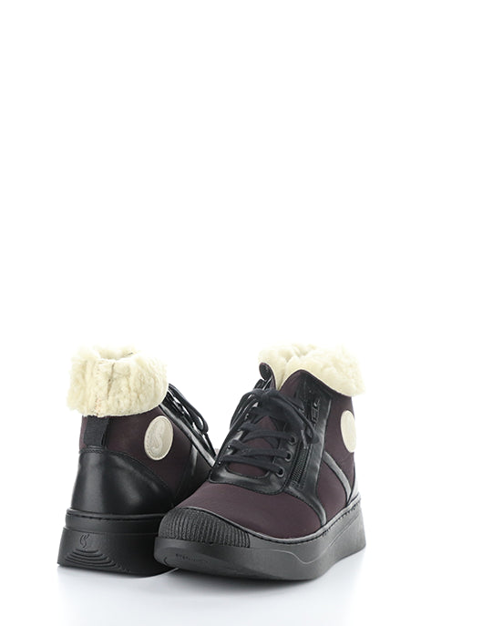 Alio759Sof 003 Bordeaux Smooth Leather/Faux Fur