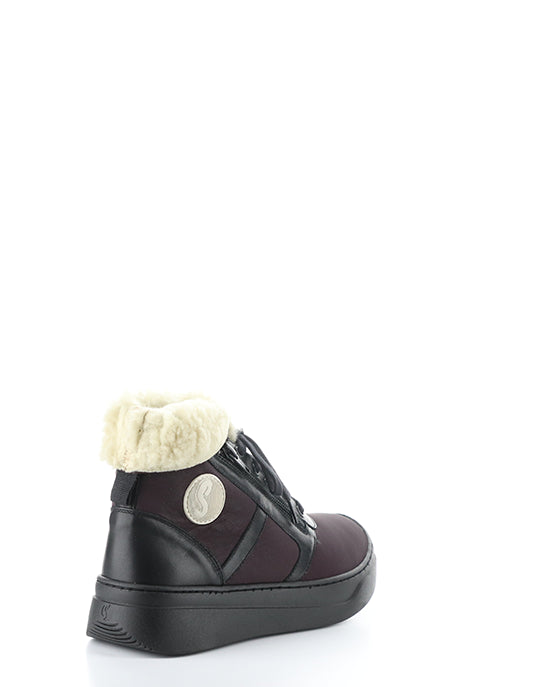 Alio759Sof 003 Bordeaux Smooth Leather/Faux Fur