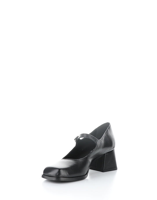 Amaya Black Cordero Leather