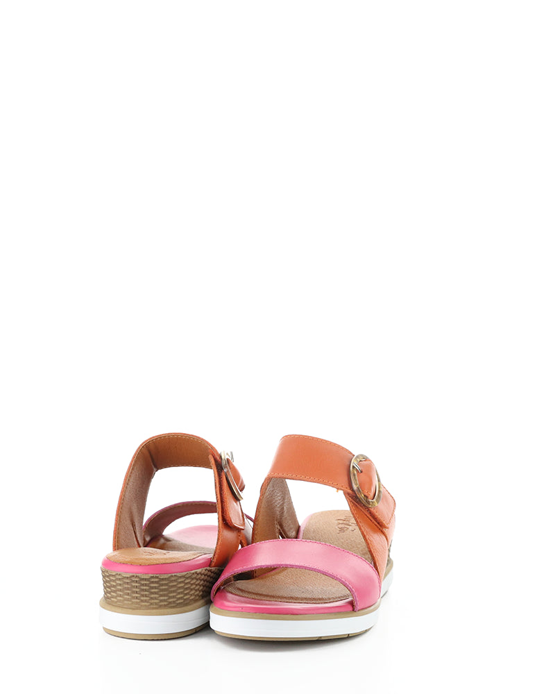 Asha Magnolia/Arancio Soft Analine