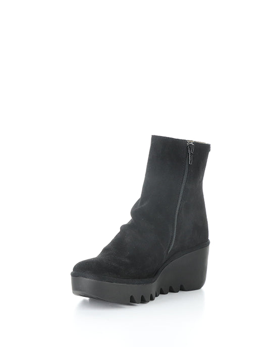 Baan538Fly 004 Black Oil Suede