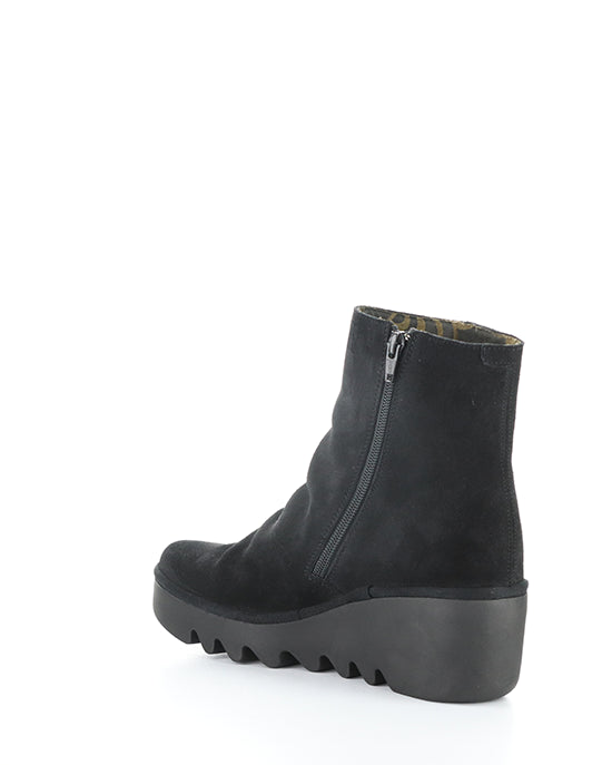 Baan538Fly 004 Black Oil Suede