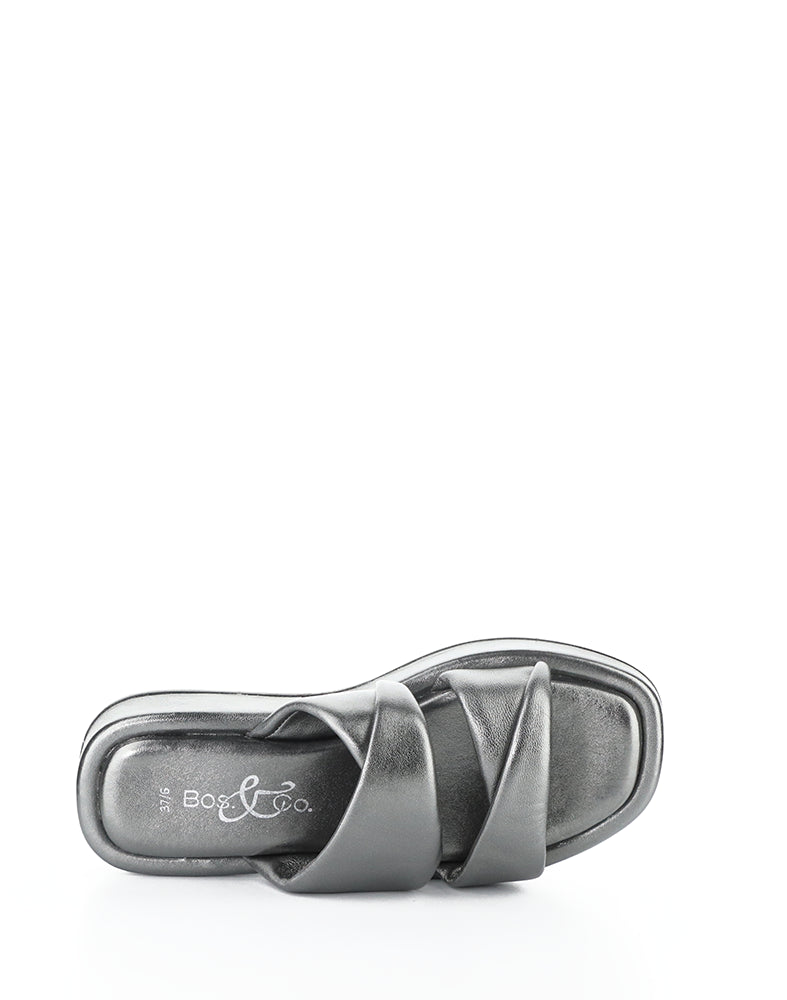 Bayla Pewter Multi Metallic Nappa