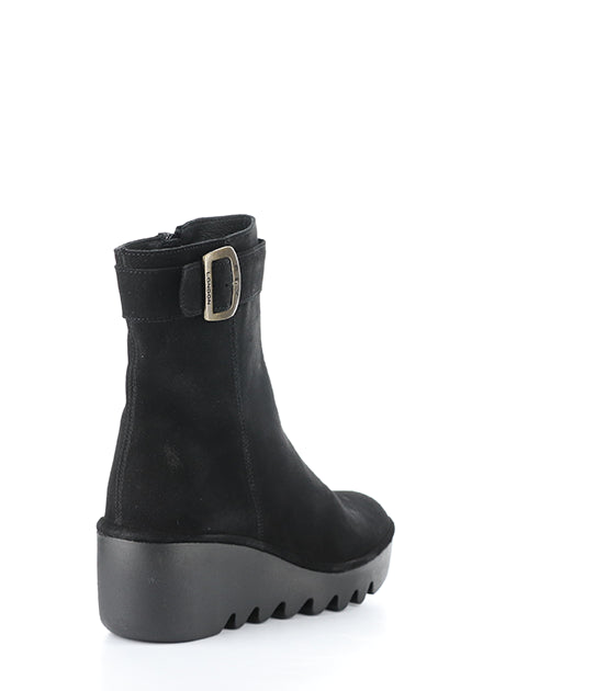 Bepp396Fly 005 Black Oil Suede