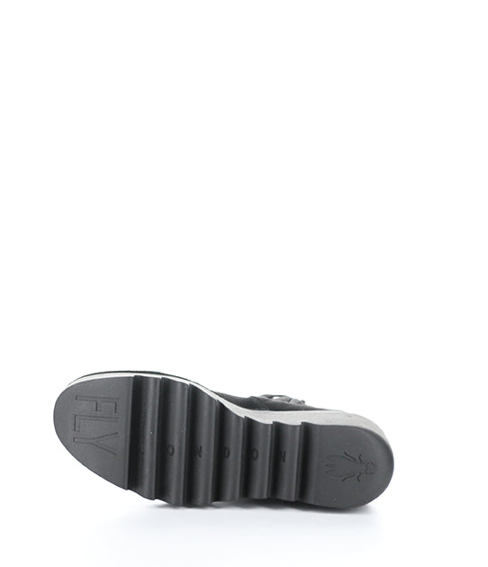 Bepp396Fly 005 Black Oil Suede