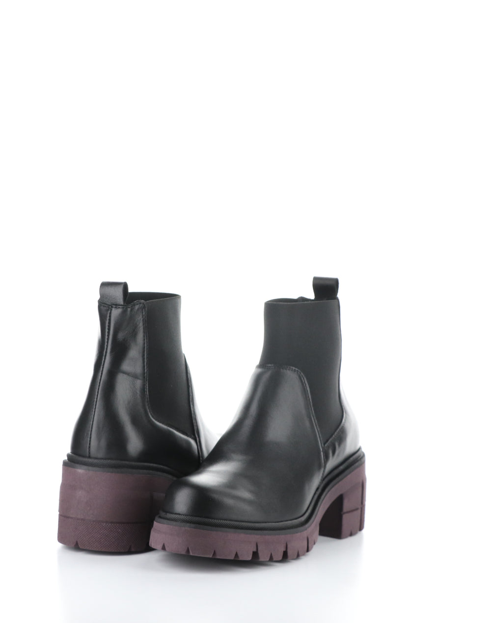 BIANC BLACK/BORDO Elasticated Boots