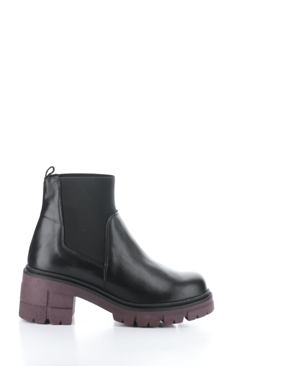 BIANC BLACK/BORDO Elasticated Boots