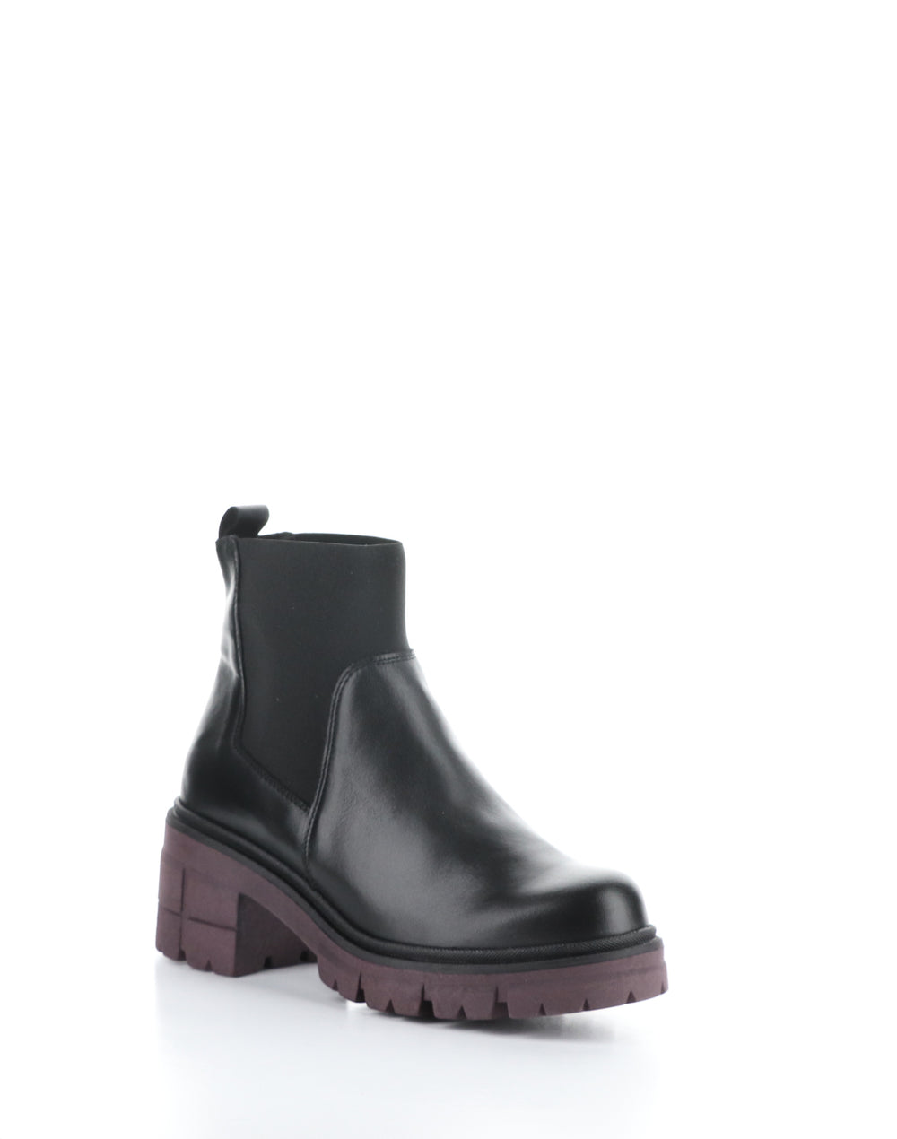 BIANC BLACK/BORDO Elasticated Boots