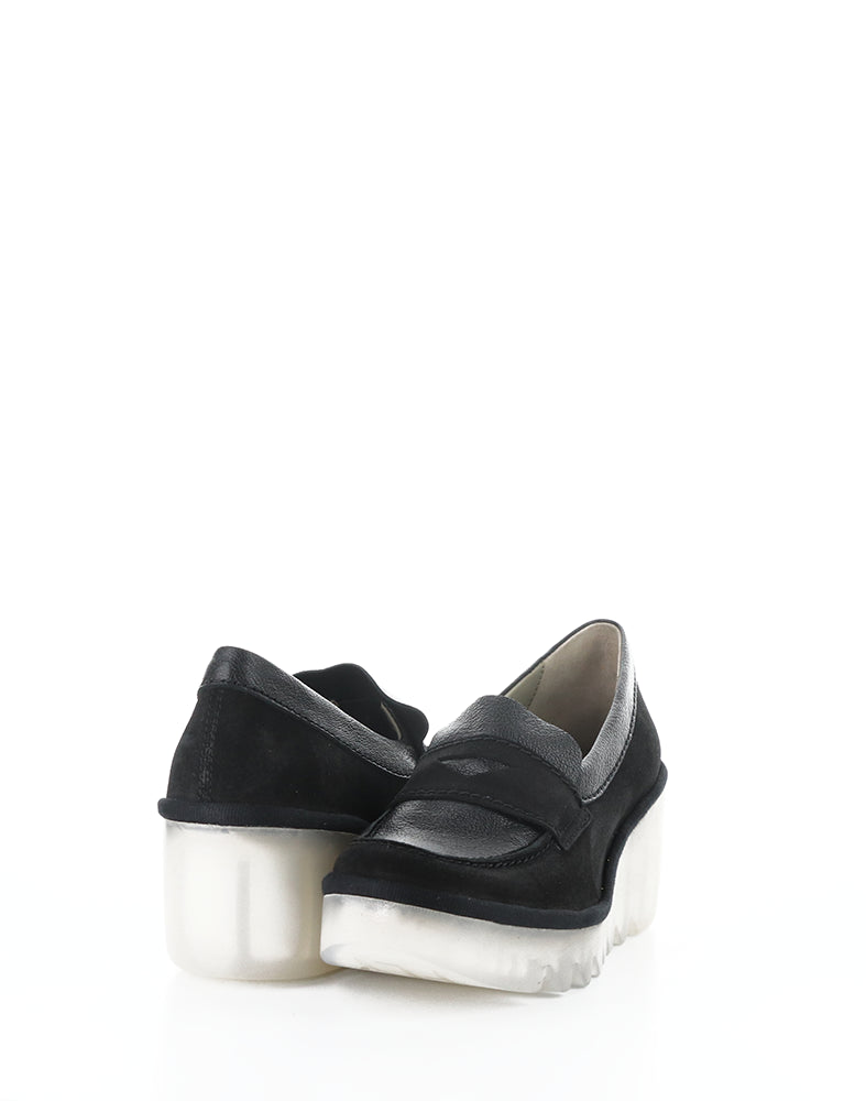 Bilz609Fly 001 Black Suede/Mousse