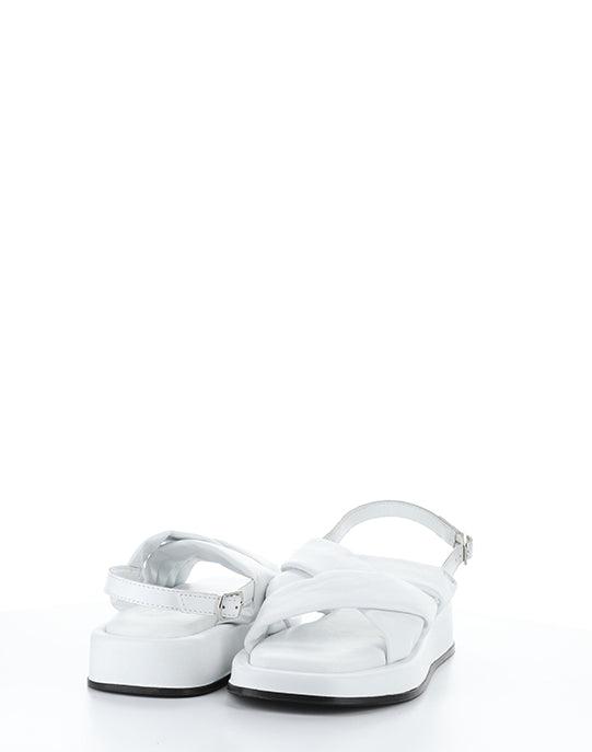 Blitz White Leather
