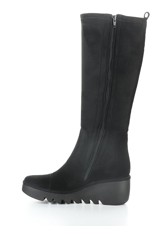 Budi603Fly 001 Black Oil Suede/Stretch