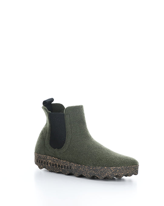 Caia090Aspm 001 Military Green Tweed/Felt