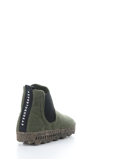 Caia090Aspm 010 Military Green Tweed/Felt