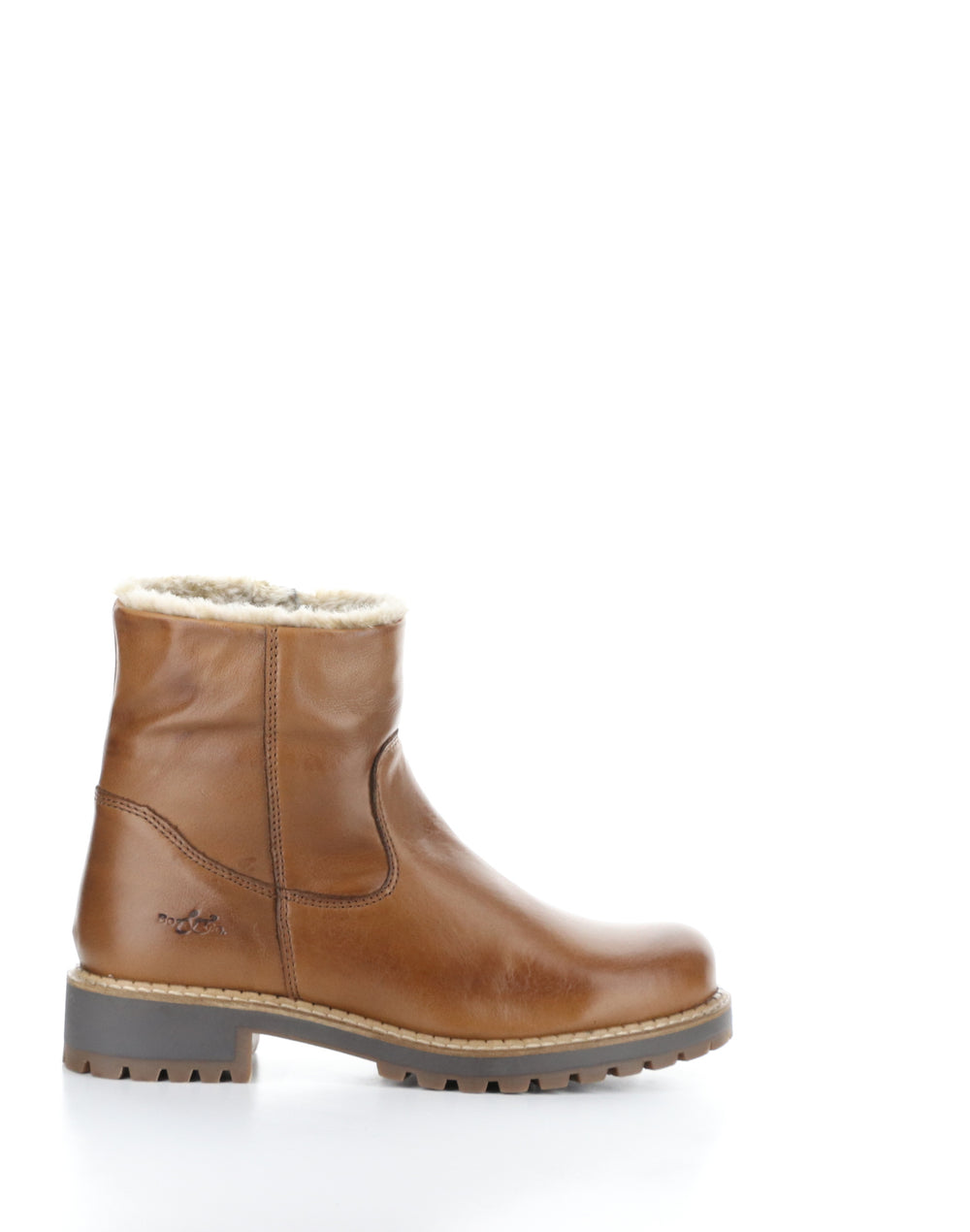 CALIB RICH TAN Round Toe Boots