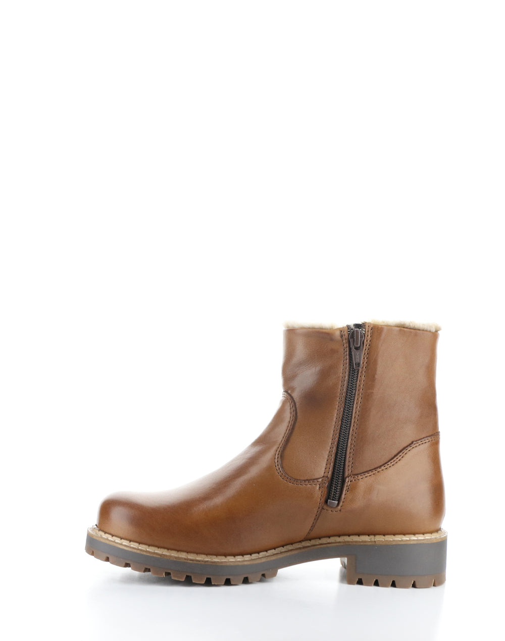 CALIB RICH TAN Round Toe Boots